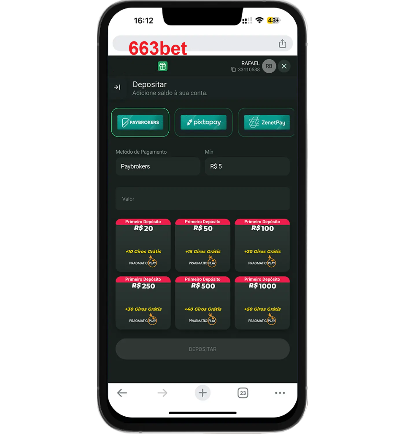 Baixe o aplicativo 663bet para jogar a qualquer momento